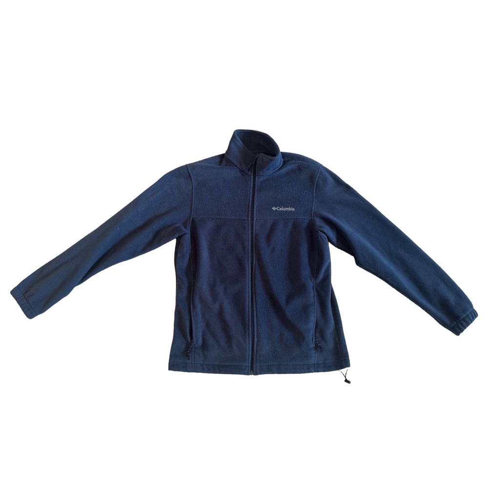 Columbia Navy Blue Full-Zip Fleece Jacket